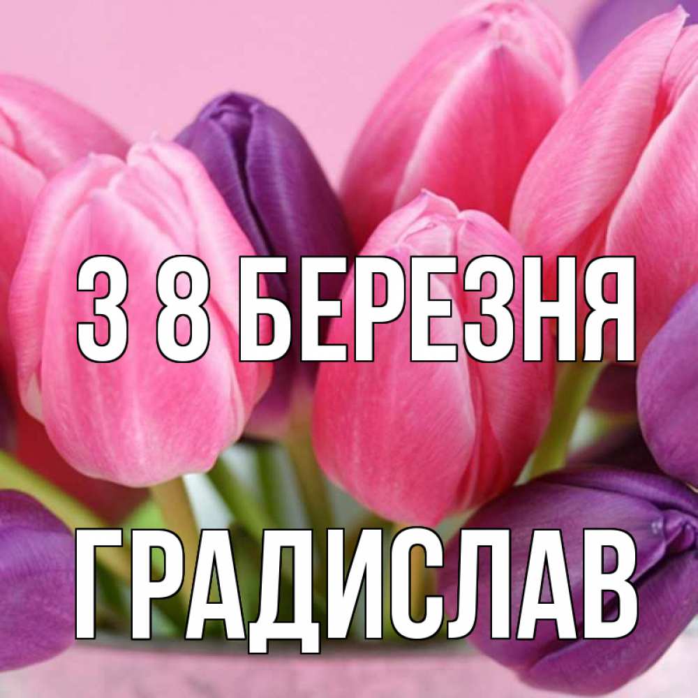 Открытка на каждый день з підписом, Градислав З 8 БЕРЕЗНЯ маме 1 Прикольна листівка з побажанням онлайн скачати безкоштовно 