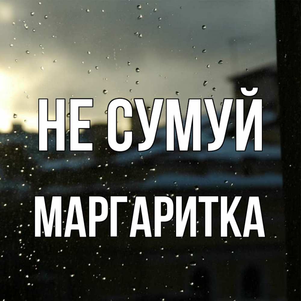 Открытка на каждый день з підписом, Маргаритка Не сумуй вид на крыши Прикольна листівка з побажанням онлайн скачати безкоштовно 